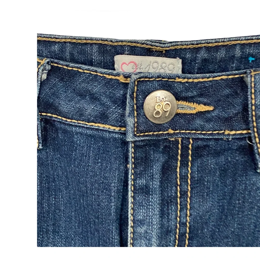 The Children's Place Jean Denim Skirt Girl's Size 14 Stretch